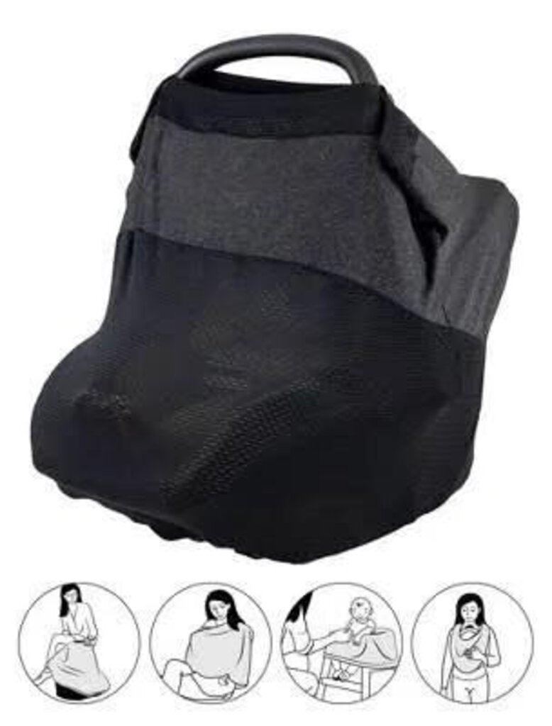 Boppy 4 And More Multi-Use Cover In Charcoal Grey - Me 'n Mommy To Be