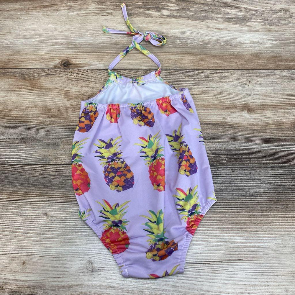 Halter Swimsuit Pineapples sz 18-24m - Me 'n Mommy To Be