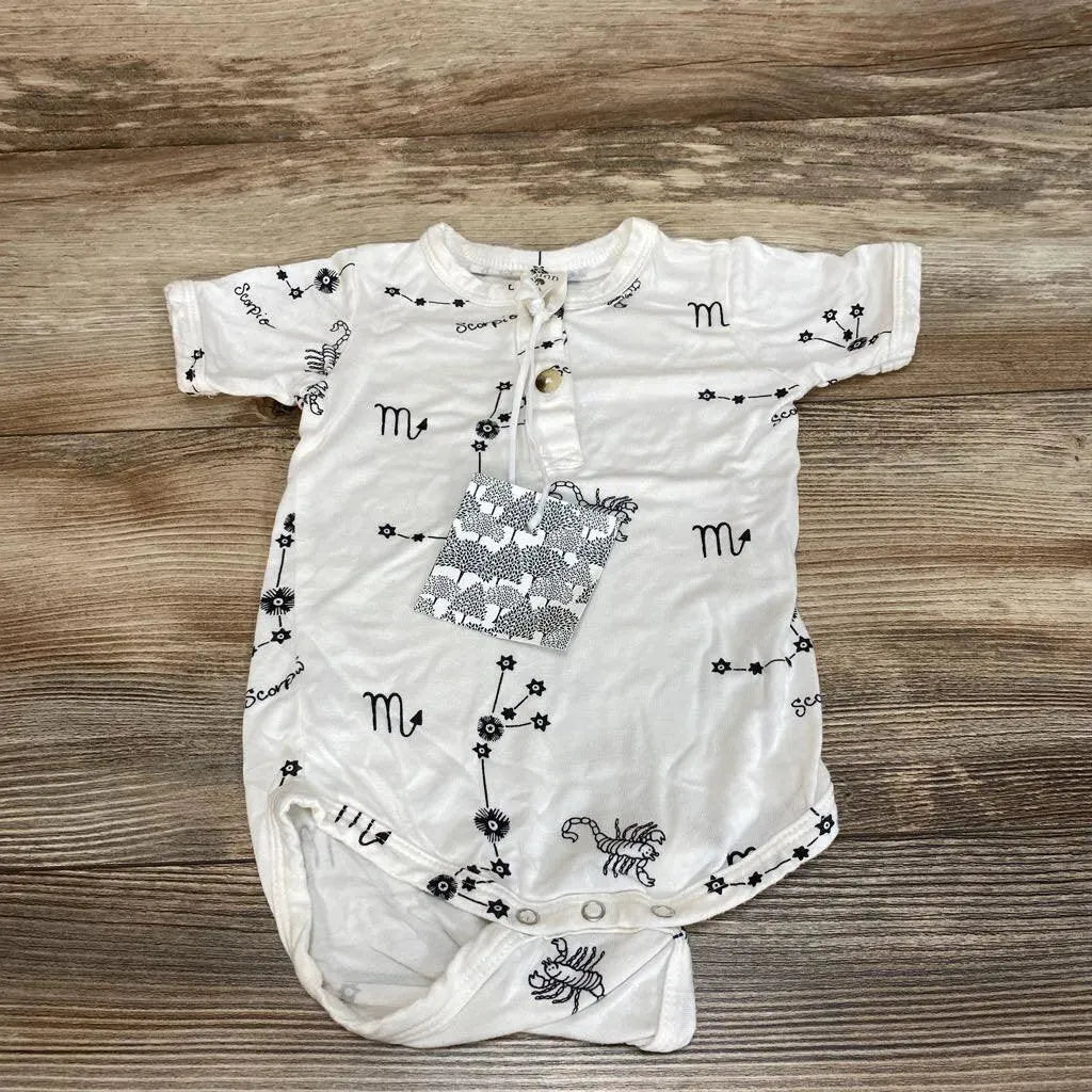 NEW Kimono Kate Quinn Bamboo Scorpio Bodysuit sz 3-6m - Me 'n Mommy To Be