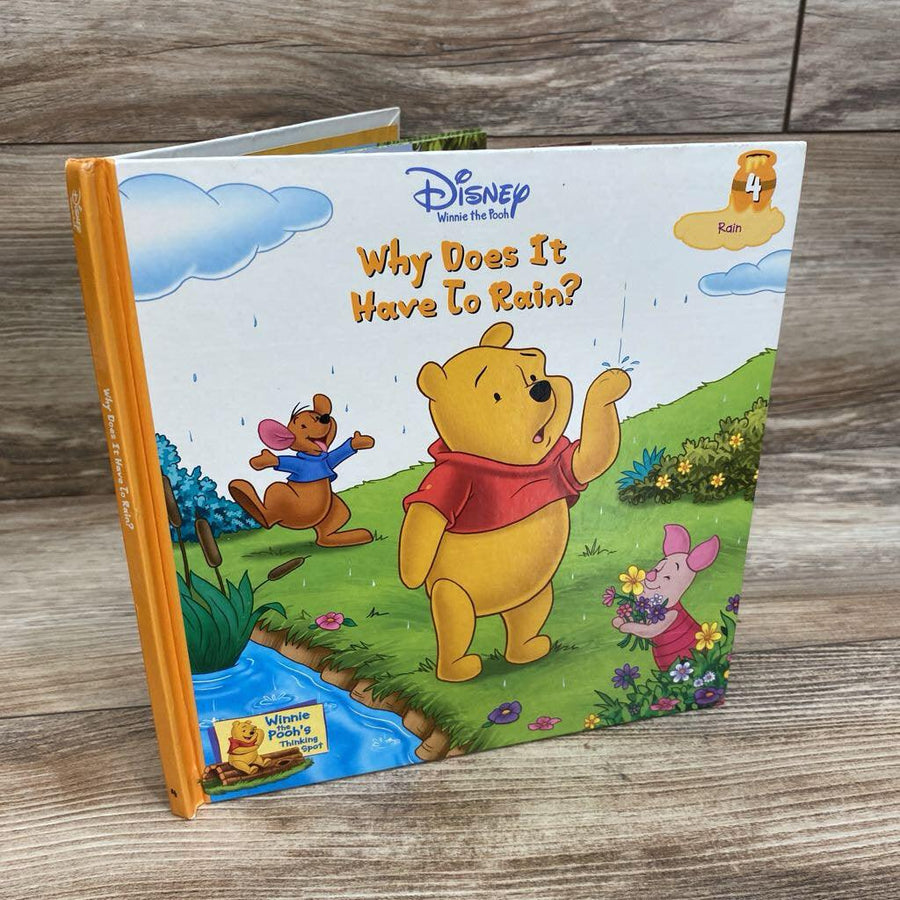 Disney Winnie The Pooh Why Does It Have To Rain? Hardcover Book - Me 'n Mommy To Be