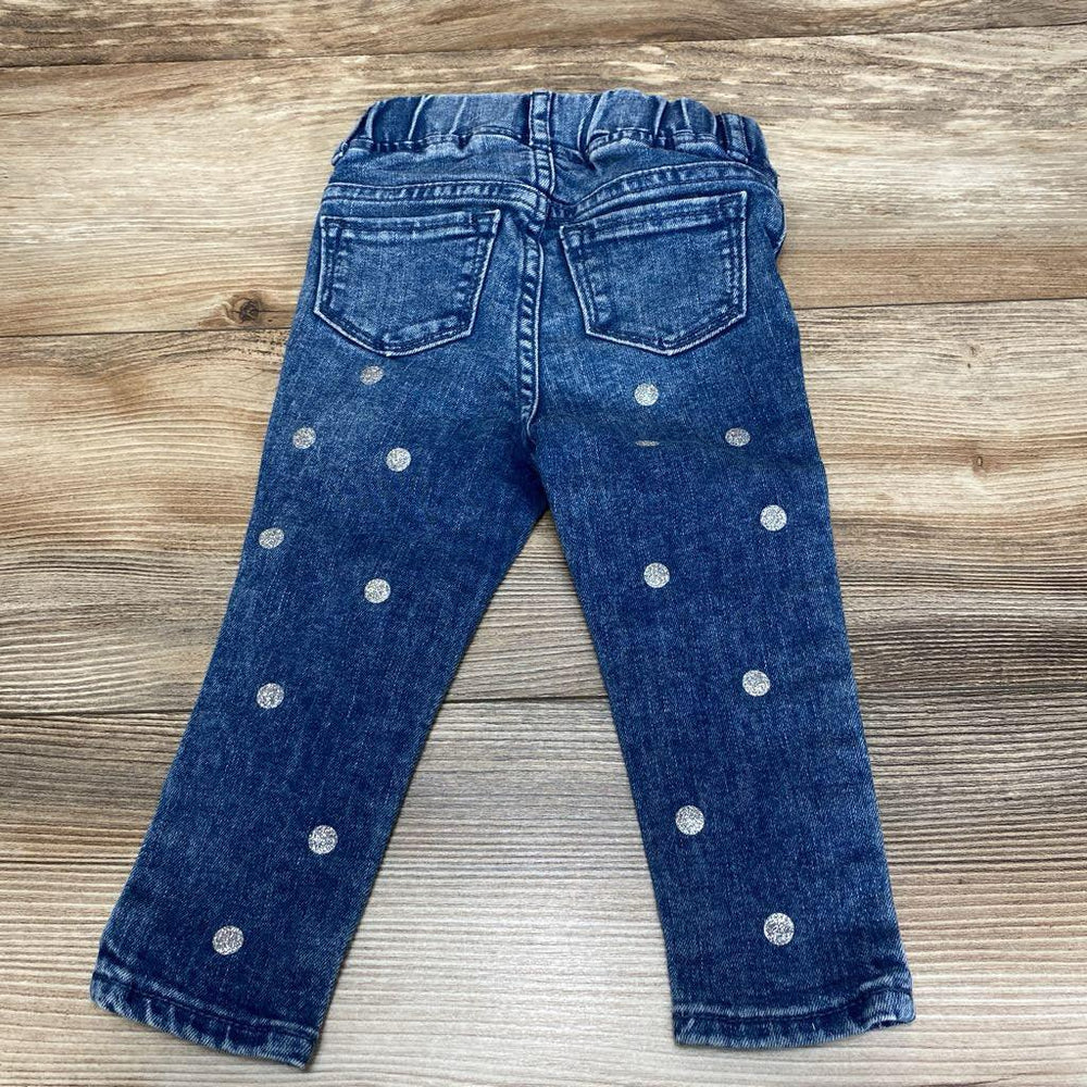 Gap Kids Glitter Dot Stretch Jegging Ankle Jeggings sz 18-24m - Me 'n Mommy To Be