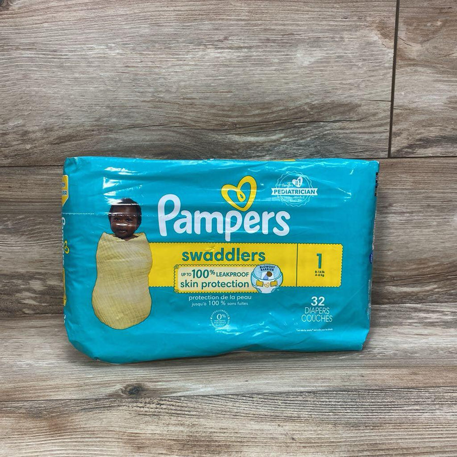 NEW Pampers Swaddlers Diapers 32ct. - Me 'n Mommy To Be