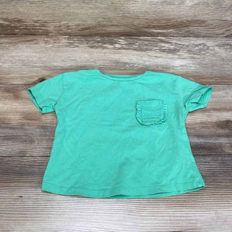 Zara Ruffled Pocket T-Shirt sz 12-18m - Me 'n Mommy To Be