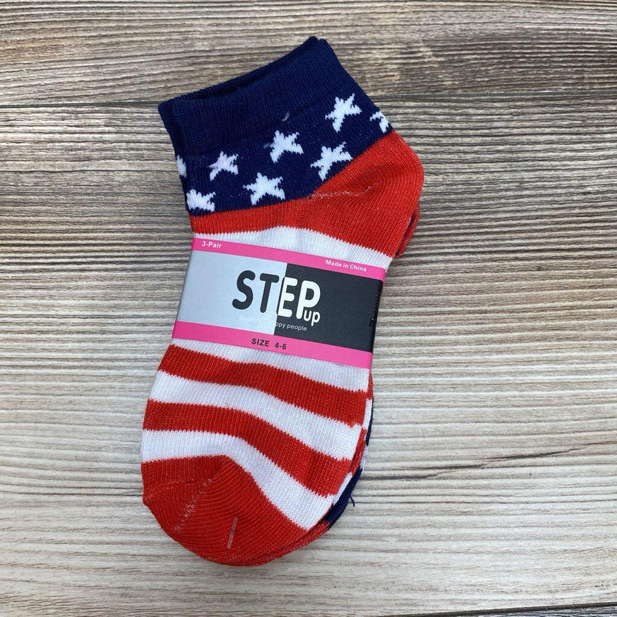 NEW Step Up Socks 3Pk sz 4-6 - Me 'n Mommy To Be