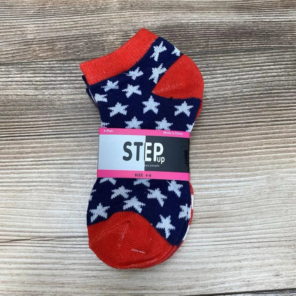 NEW Step Up Socks 3Pk sz 4-6 - Me 'n Mommy To Be