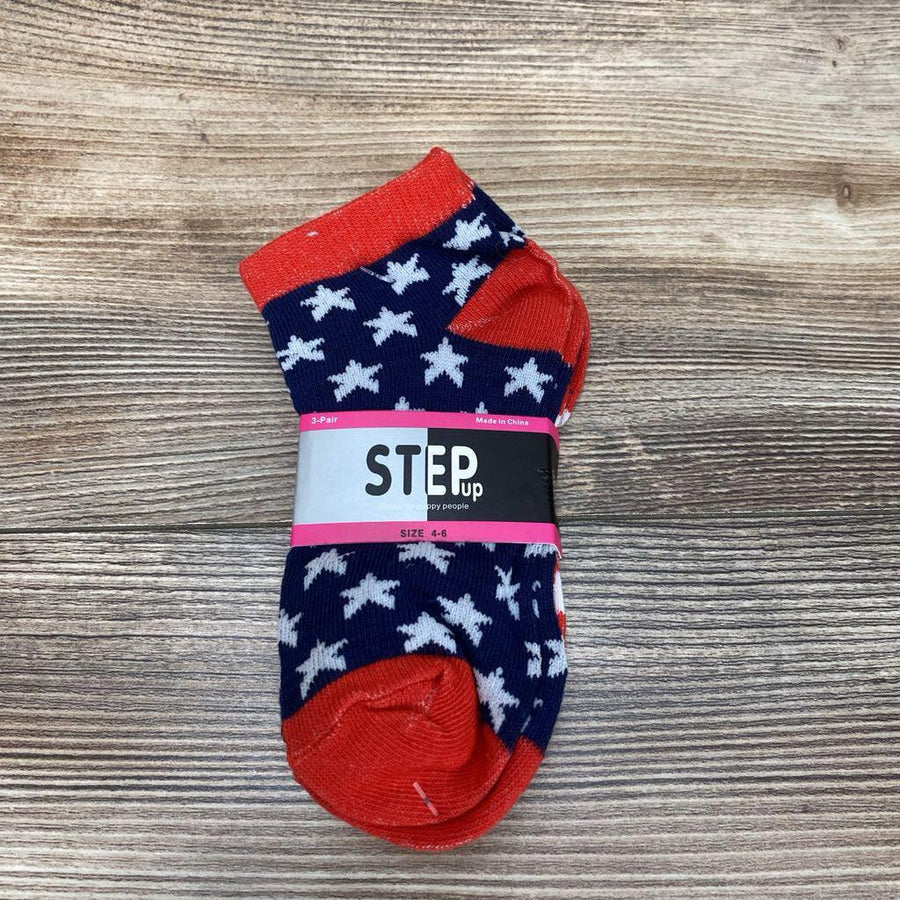 NEW Step Up Pattern Socks 3Pk sz 4-6 - Me 'n Mommy To Be