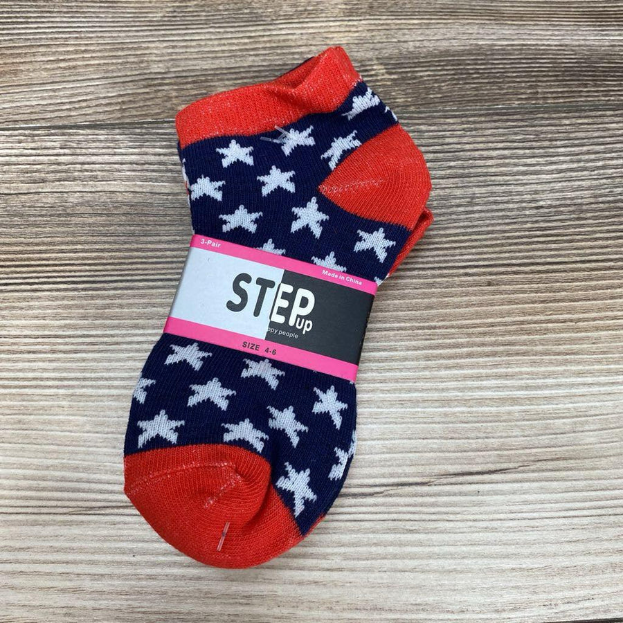 NEW Step Up Pattern Socks 3Pk sz 4-6 - Me 'n Mommy To Be