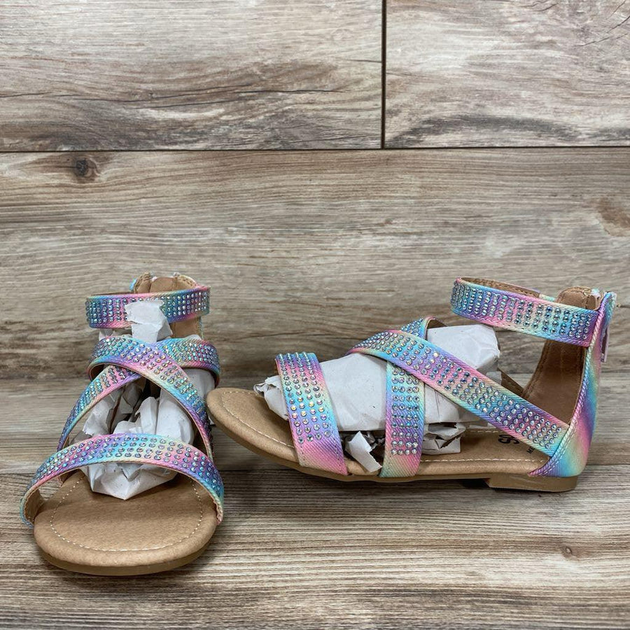 NEW SO Anise Rainbow Memory Foam Sandals sz 13c - Me 'n Mommy To Be