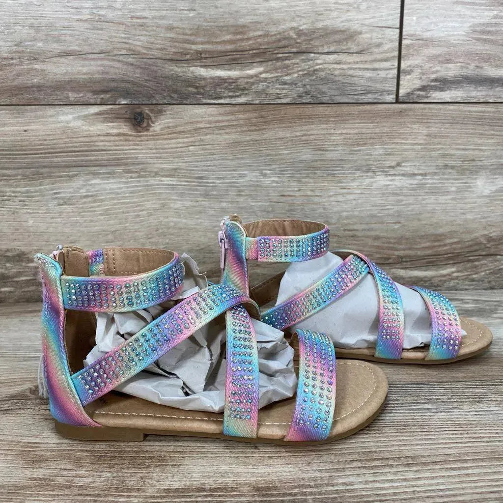 NEW SO Anise Rainbow Memory Foam Sandals sz 13c - Me 'n Mommy To Be