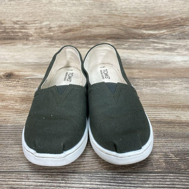 Toms Tiny Alpargata Canvas Shoes sz 1y - Me 'n Mommy To Be
