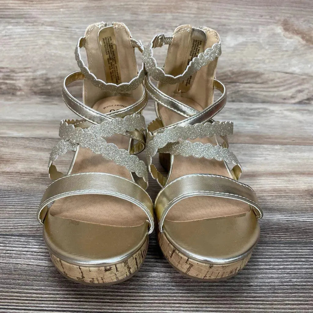 NEW SO Wedge Jackfruit Sandals sz 3Y - Me 'n Mommy To Be