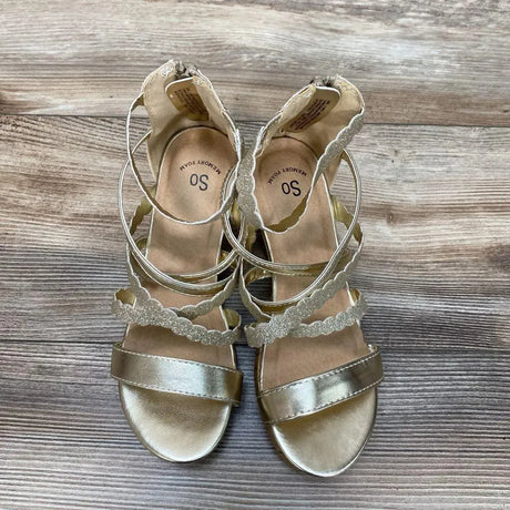 NEW SO Wedge Jackfruit Sandals sz 3Y - Me 'n Mommy To Be