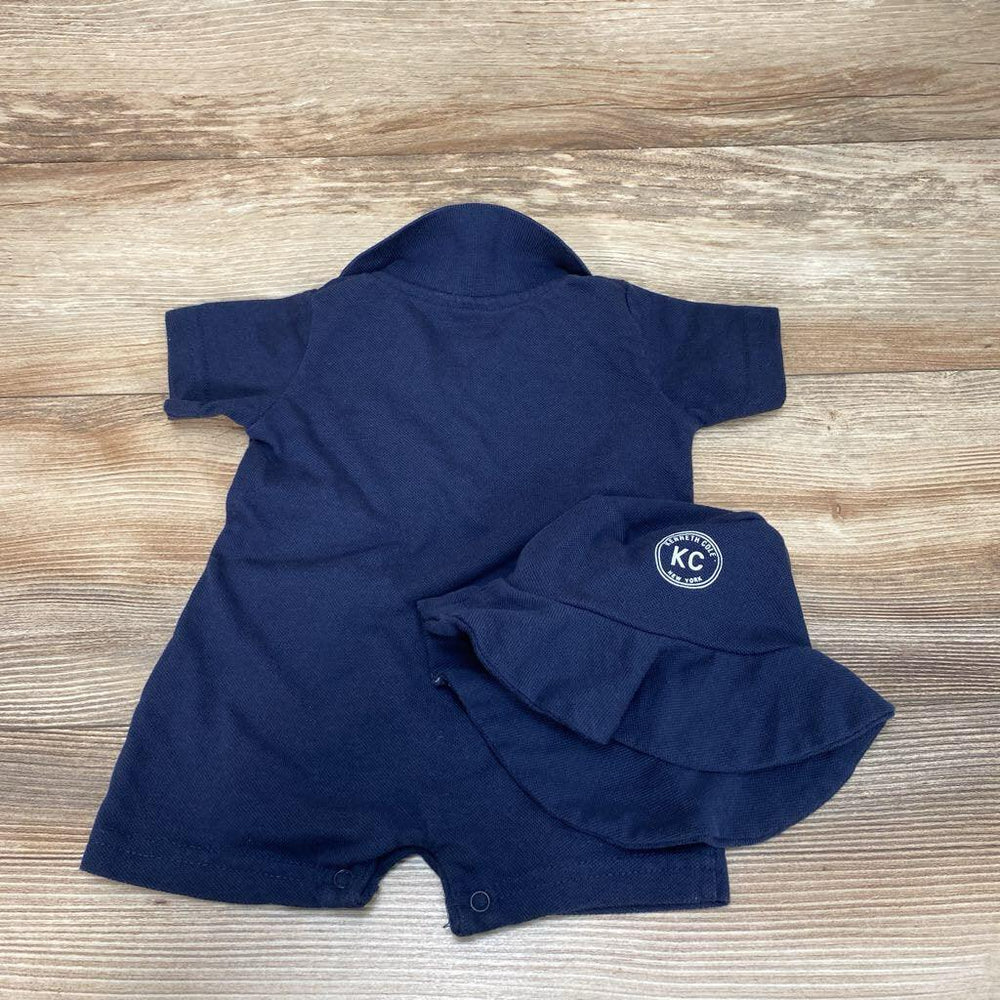 Kenneth Cole 2Pc Shortie Romper & Hat Set sz 3-6m - Me 'n Mommy To Be