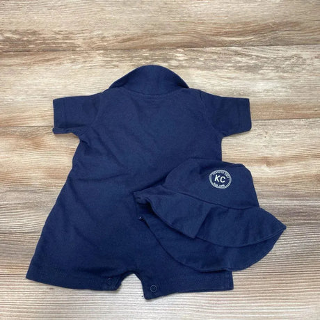 Kenneth Cole 2Pc Shortie Romper & Hat Set sz 3-6m - Me 'n Mommy To Be