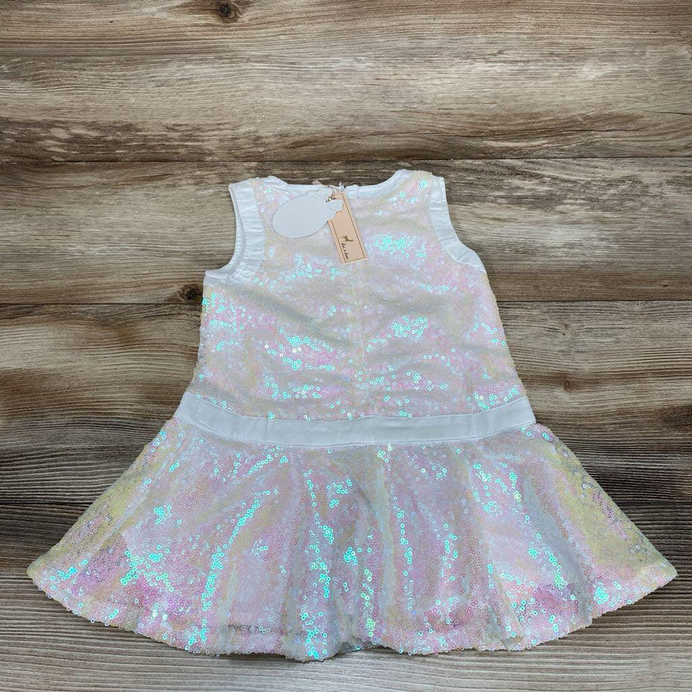 NEW Doe a Dear Iridescent Sequin Dress sz 2T - Me 'n Mommy To Be