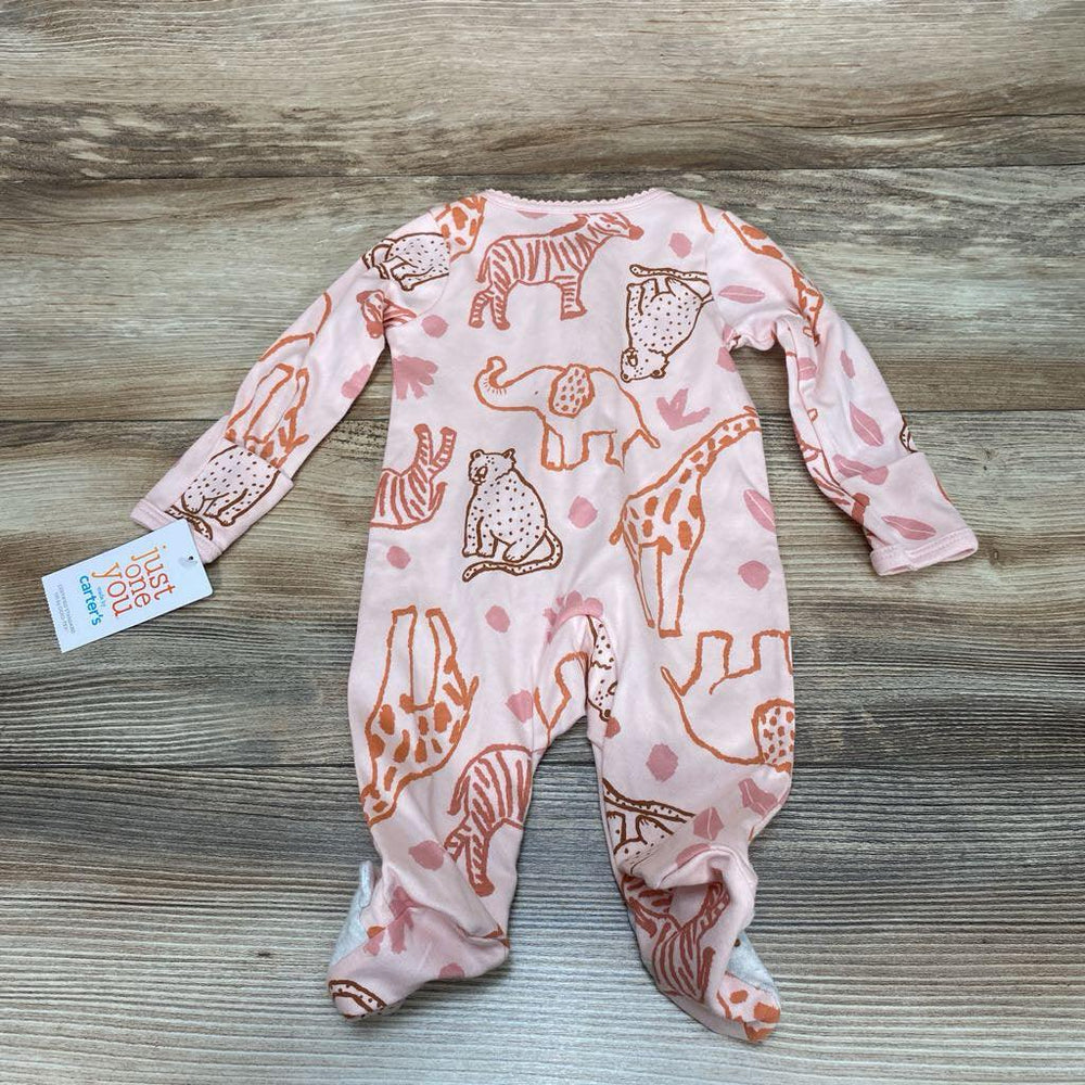 NEW Just One You Animal Print Sleeper sz NB - Me 'n Mommy To Be