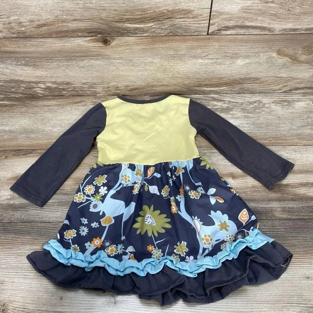 Ruffle Floral Dress sz 2T - Me 'n Mommy To Be