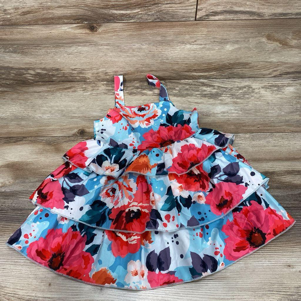 Floral Ruffle Dress sz 3T - Me 'n Mommy To Be