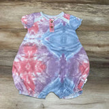 Burt's Bees Organic Ruffle Romper Tie-Dye sz 3-6m - Me 'n Mommy To Be