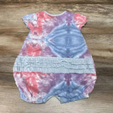 Burt's Bees Organic Ruffle Romper Tie-Dye sz 3-6m - Me 'n Mommy To Be