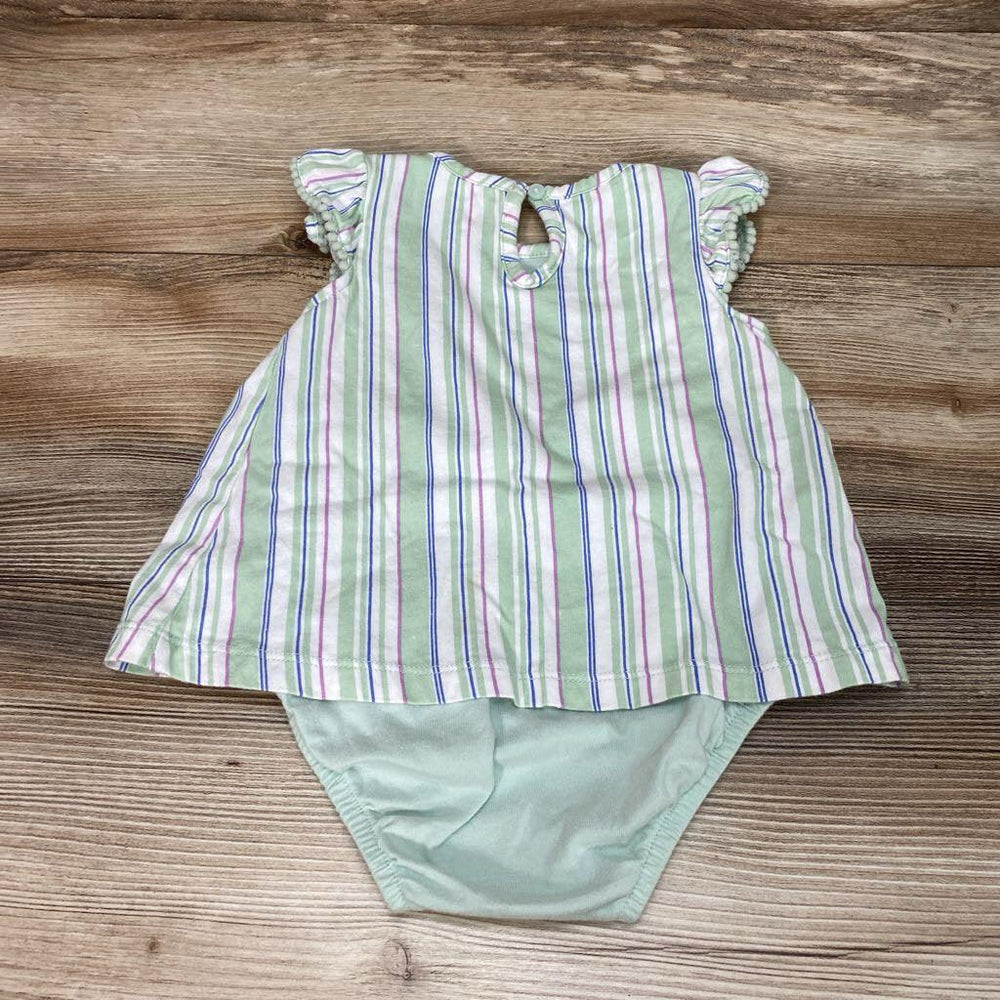 Just One You Striepd Bodysuit Dress sz 12m - Me 'n Mommy To Be