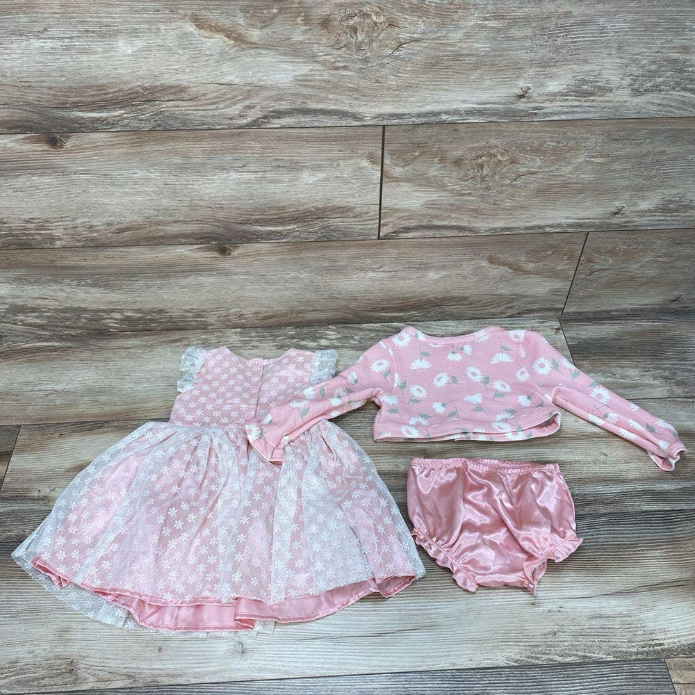 Nannette Baby 3pc Floral Dress Set sz 18m - Me 'n Mommy To Be