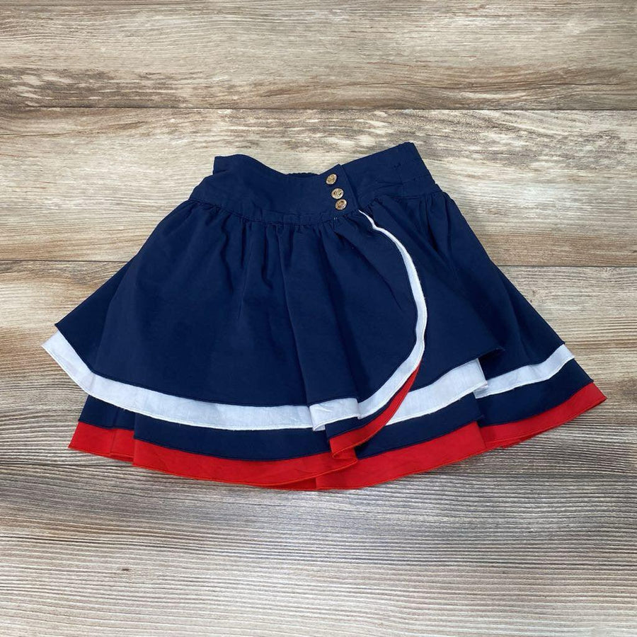 Stefania Lined Sailor Skirt sz 4T - Me 'n Mommy To Be