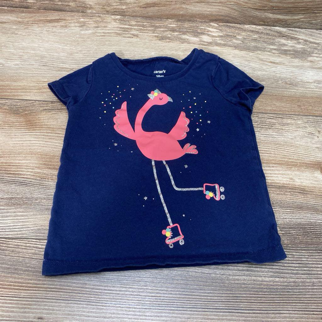 Carter's Flamingo T-Shirt sz 18m - Me 'n Mommy To Be