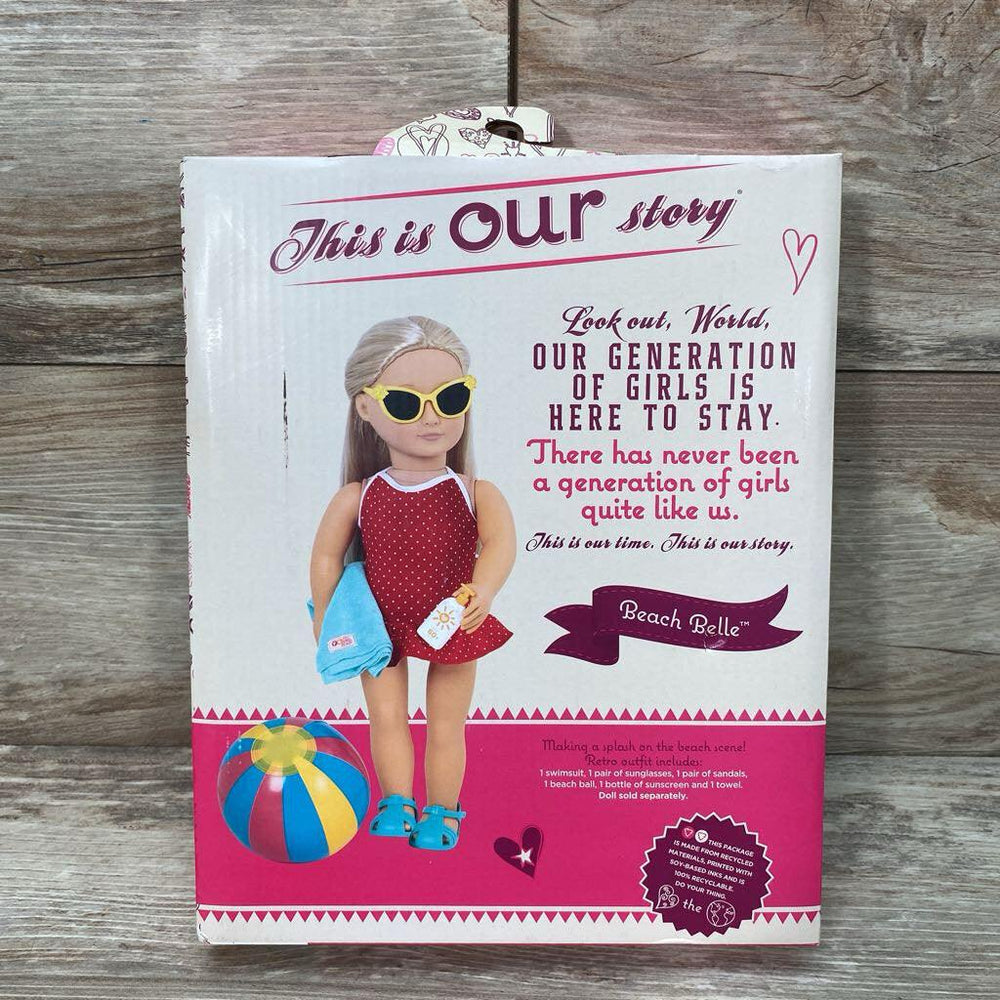 NEW Our Generation Swimsuit Outfit for 18" Dolls Beach Belle - Me 'n Mommy To Be