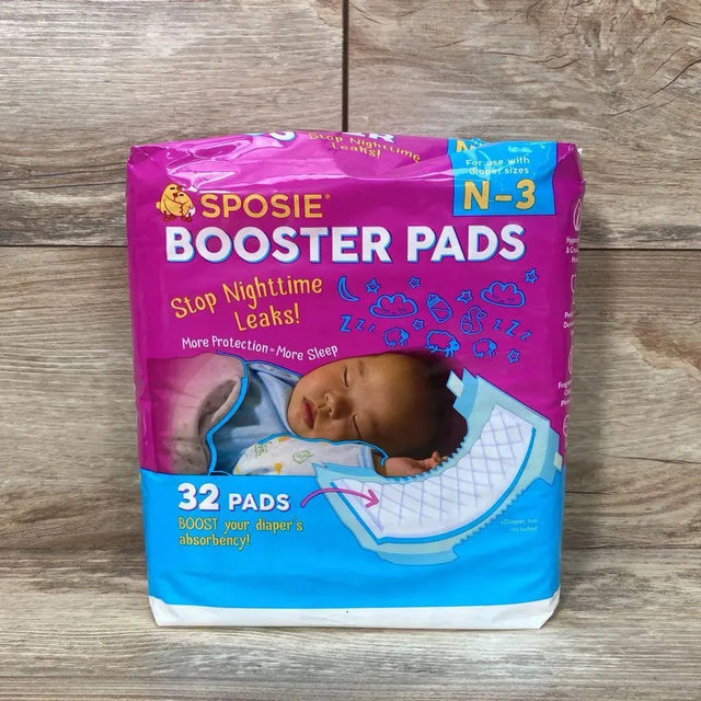 NEW Sposie Booster Pads 32ct sz N-3m - Me 'n Mommy To Be