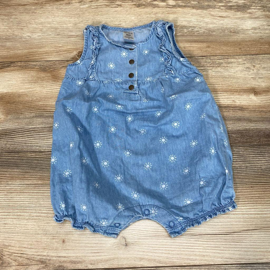 Carter's Chambray Sun Shortie Romper sz 9m - Me 'n Mommy To Be