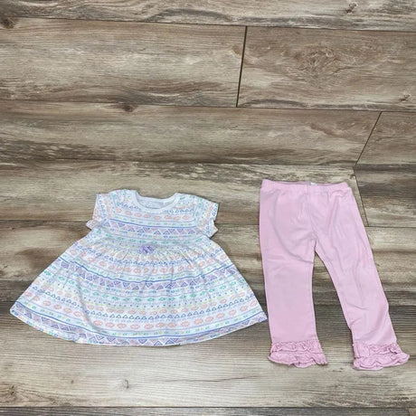 First Impressions 2pc Shirt & Leggings sz 2T - Me 'n Mommy To Be