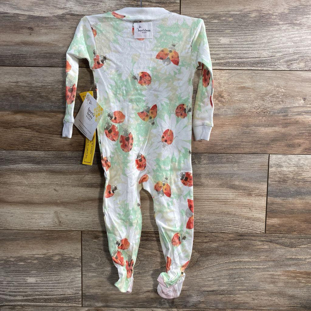 NEW Burt's Bees Organic Footed Pajama Sleeper Lady Bug sz 6-9m - Me 'n Mommy To Be