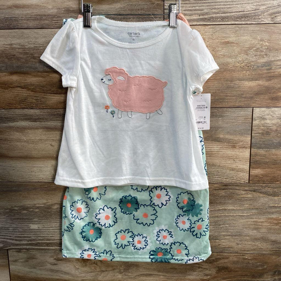 NEW Just One You 3pc Sheep Pajama Set sz 4T - Me 'n Mommy To Be