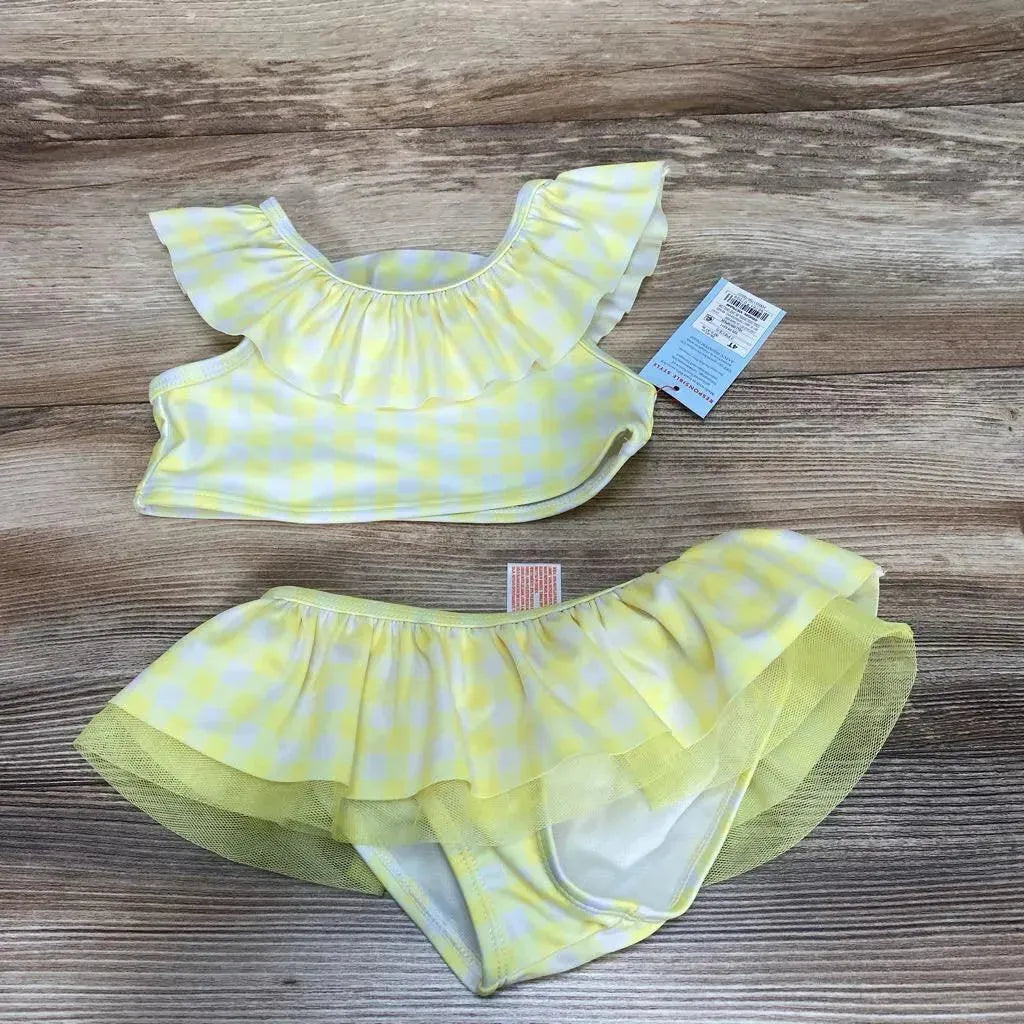 NEW Cat & Jack 2pc Gingham Bikini Set sz 4T - Me 'n Mommy To Be