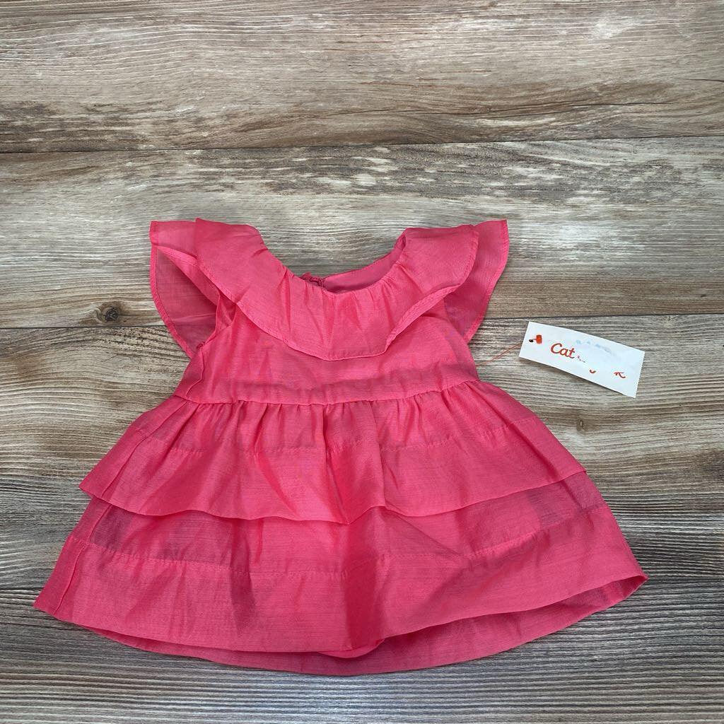 NEW Cat & Jack 2pc Flutter Sleeve Dress sz NB - Me 'n Mommy To Be