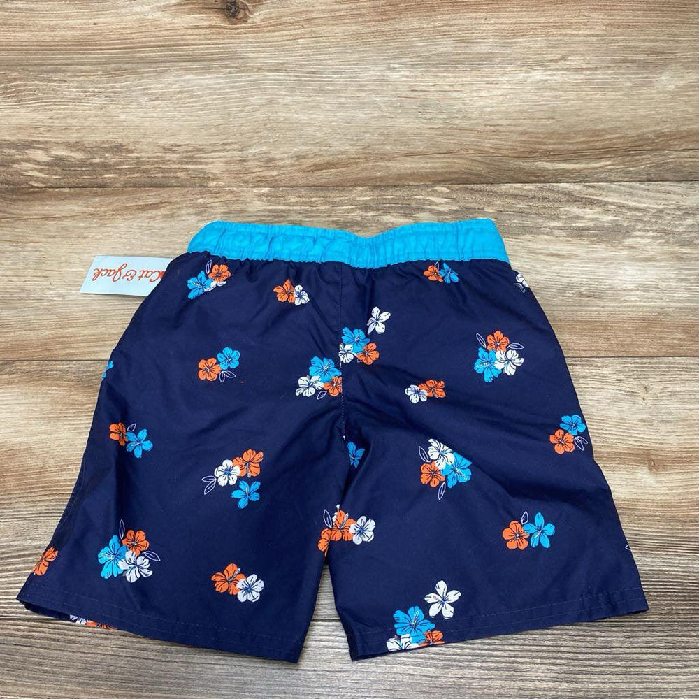 NEW Cat & Jack Floral Swim Trunks sz 5T - Me 'n Mommy To Be