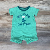 Cat & Jack Growing Day By Day Romper sz NB - Me 'n Mommy To Be