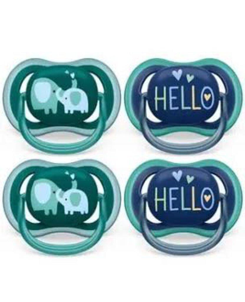 NEW Avent Philips 4pk Ultra Air Pacifier - Me 'n Mommy To Be