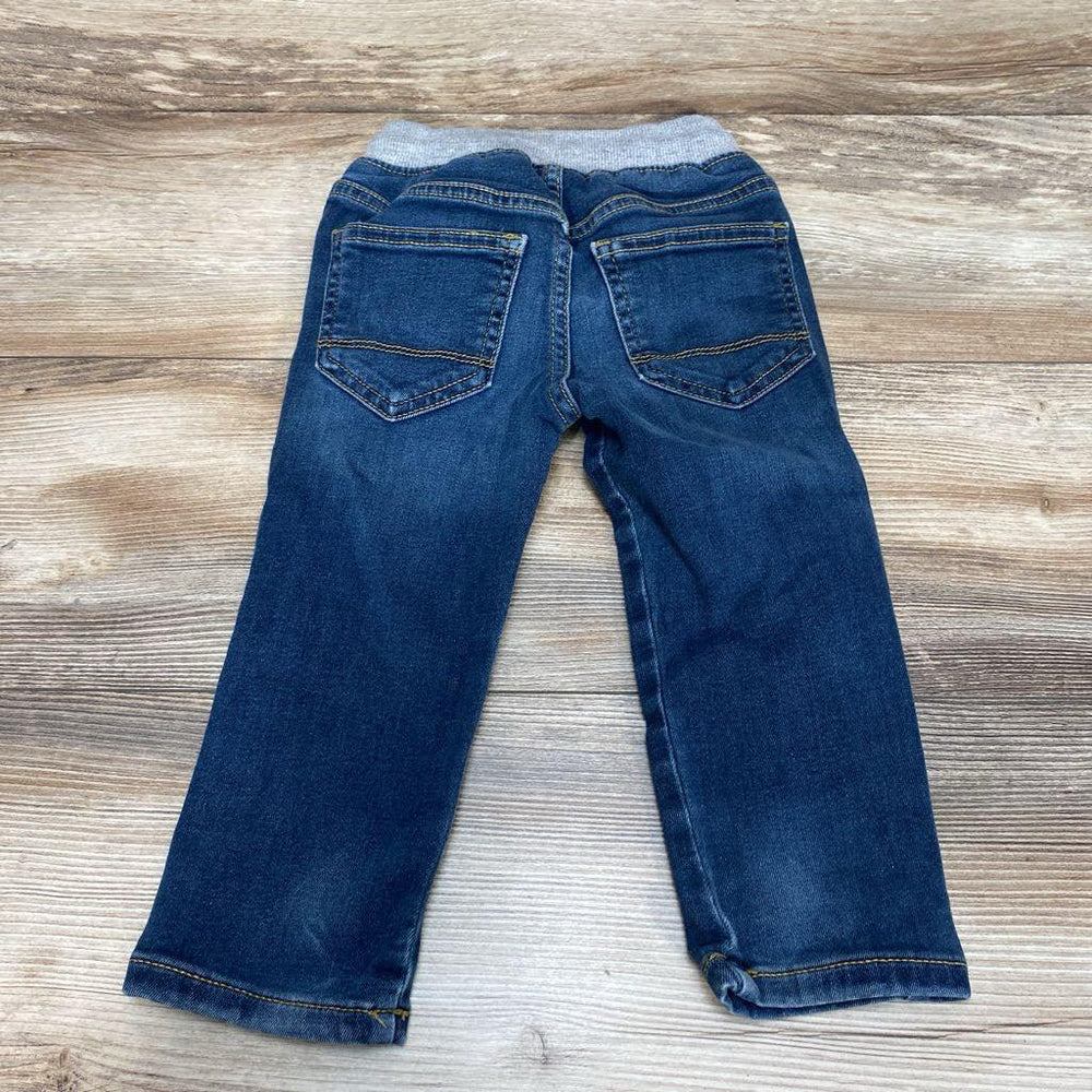 Cat & Jack Drawstring Straight Jeans sz 2T - Me 'n Mommy To Be