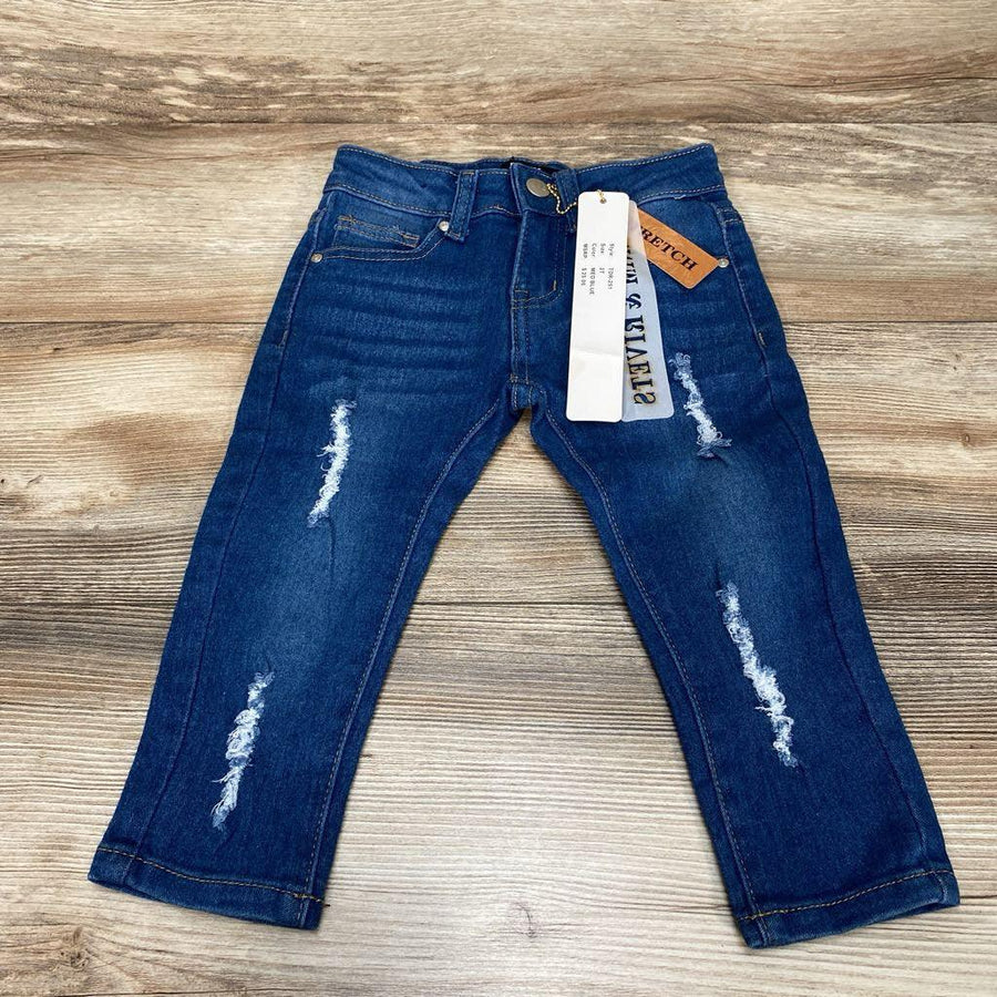 NEW Denim & Rivets Distressed Jeans sz 2T - Me 'n Mommy To Be