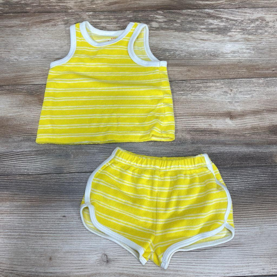 Cat & Jack 2pc Terry Cloth Tank Top & Shorts sz 3-6m - Me 'n Mommy To Be