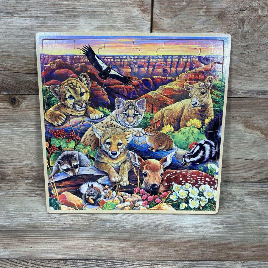 Master Pieces Kids Grand Canyon Wildlife 48pc Fun Facts Jigsaw Puzzle - Me 'n Mommy To Be