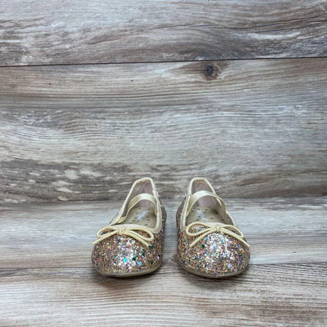 Cat & Jack Lily Glitter Slip-On Ballet Flats sz 6c - Me 'n Mommy To Be