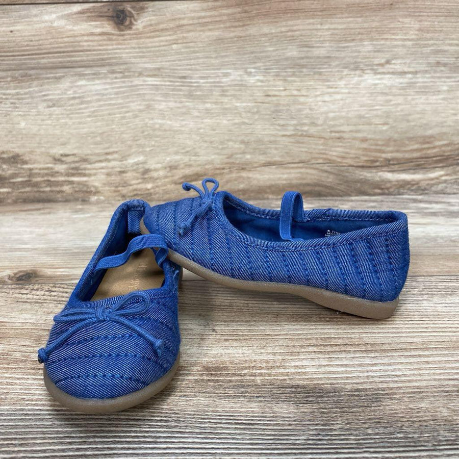 Old Navy Textured Chambray Ballet Flats sz 6c - Me 'n Mommy To Be