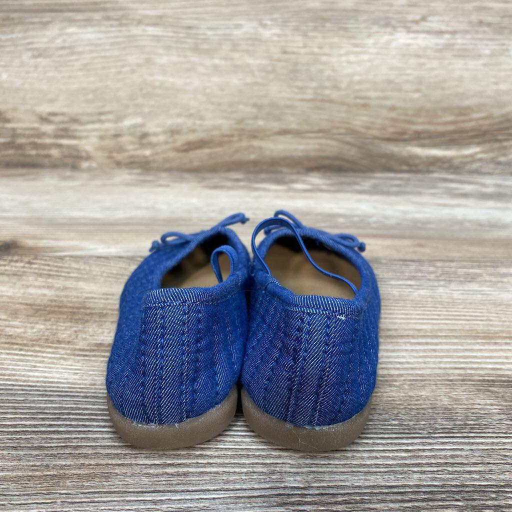 Old Navy Textured Chambray Ballet Flats sz 6c - Me 'n Mommy To Be