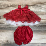 American Princess 2pc Lace Dress & Bloomers sz 6m - Me 'n Mommy To Be