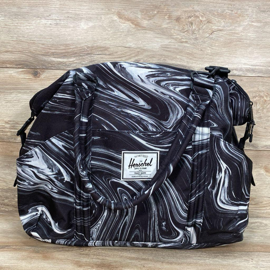 Herschel Strand Sprout Diaper Bag in Paint Pour Black - Me 'n Mommy To Be