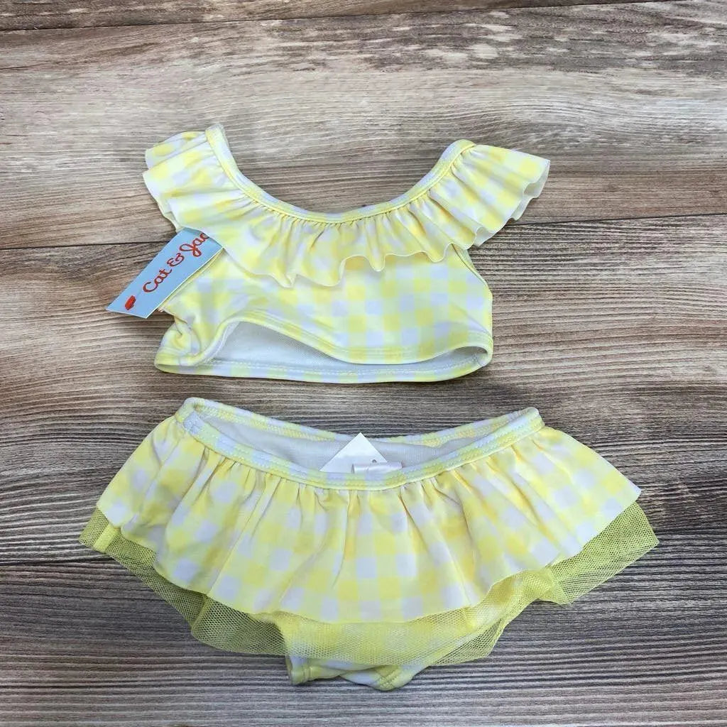 NEW Cat & Jack 2pc Gingham Bikini Set sz 12m - Me 'n Mommy To Be