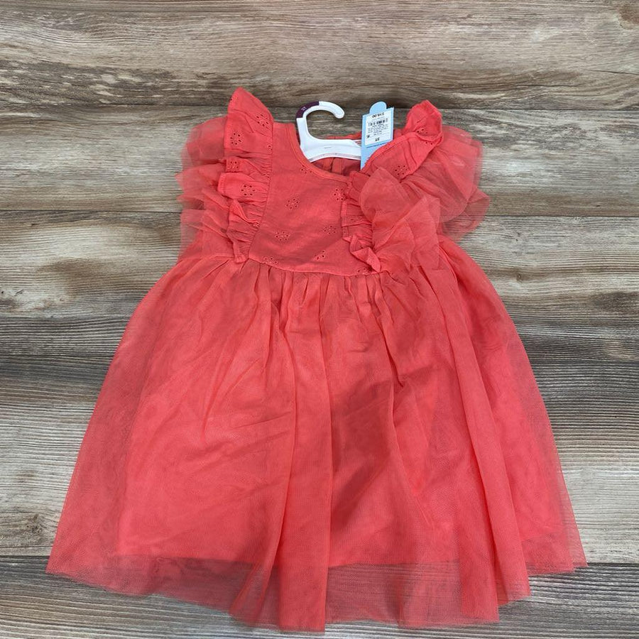 NEW Cat & Jack Tulle Eyelet Dress sz 3T - Me 'n Mommy To Be